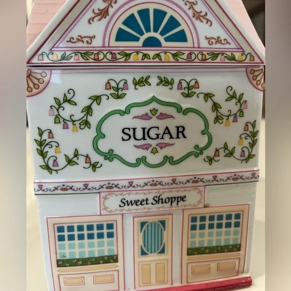 Lenox Village Sugar Canister - 1990 - Picture 7 of 8